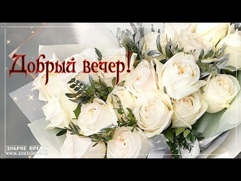 Открытка С добрым утром белая роза