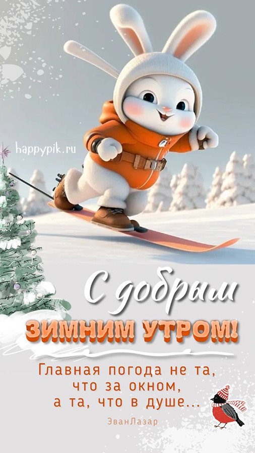 Открытки и гифки про зиму