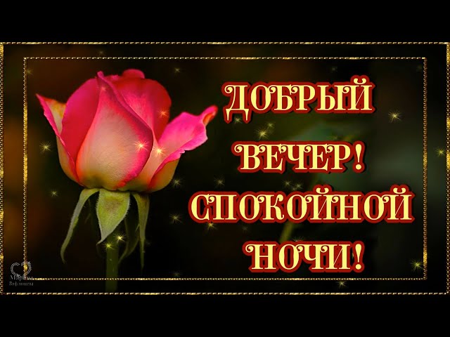 Добрый вечер и спокойной ночи! Все 