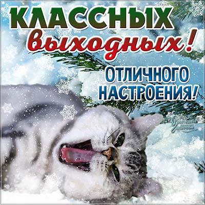 Картинки, открытки “Хороших выходных 