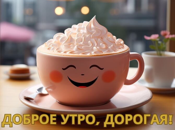 Тебе, моя подружка! ☕💕🎶💐😘