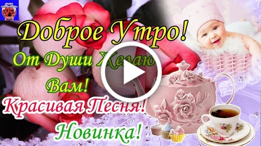 Видеооткрытка С Добрым утром! Красивая 