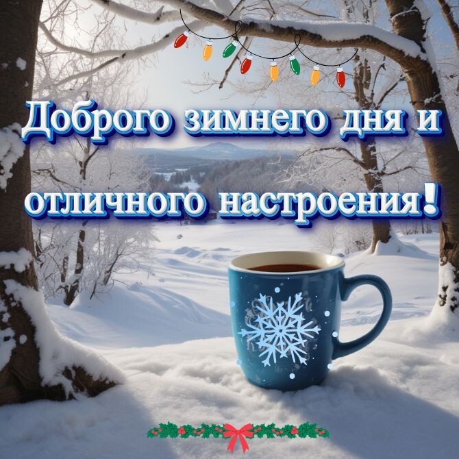 Отличного зимнего дня