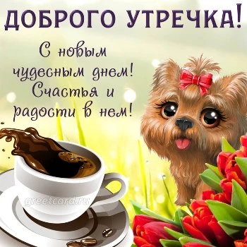 Чудесного доброго утра!☕🍬 Хорошему человеку С Добрым 