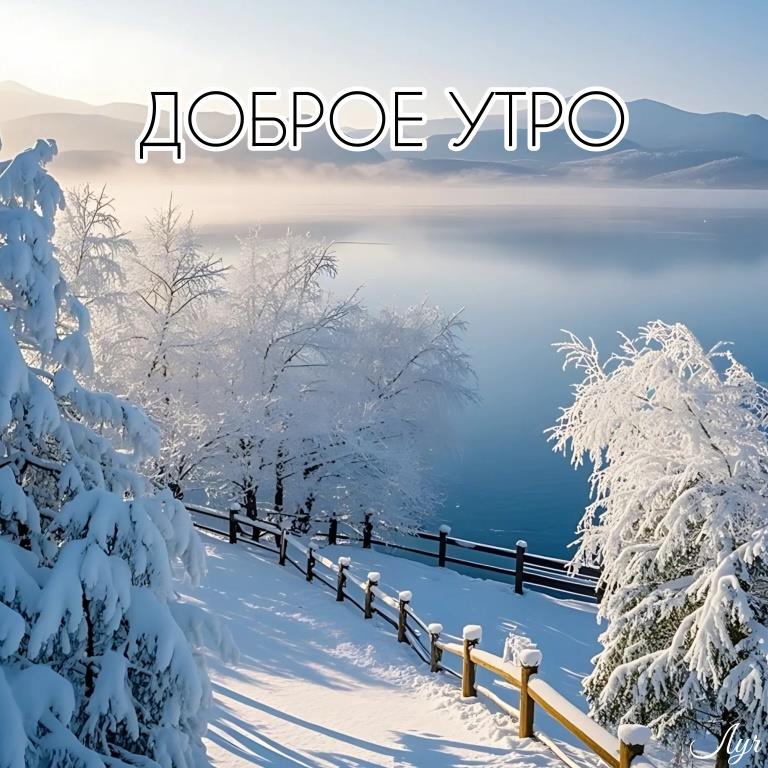 Картинки доброе зимнее утро