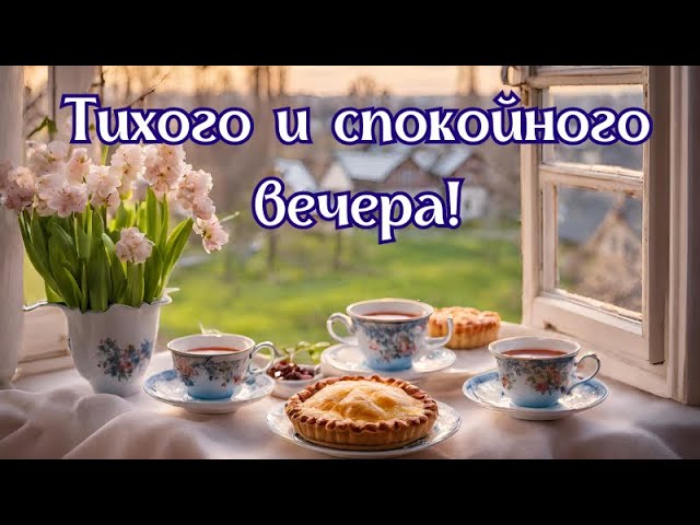 Желаю Доброго Вечера! Очень Красивая Музыкальная Видео 