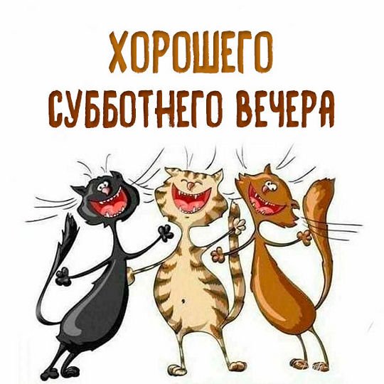 Картинки и открытки с субботой прикольные