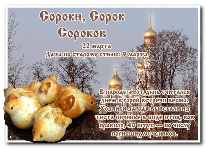 фольклорный праздник для детей «Сороки 