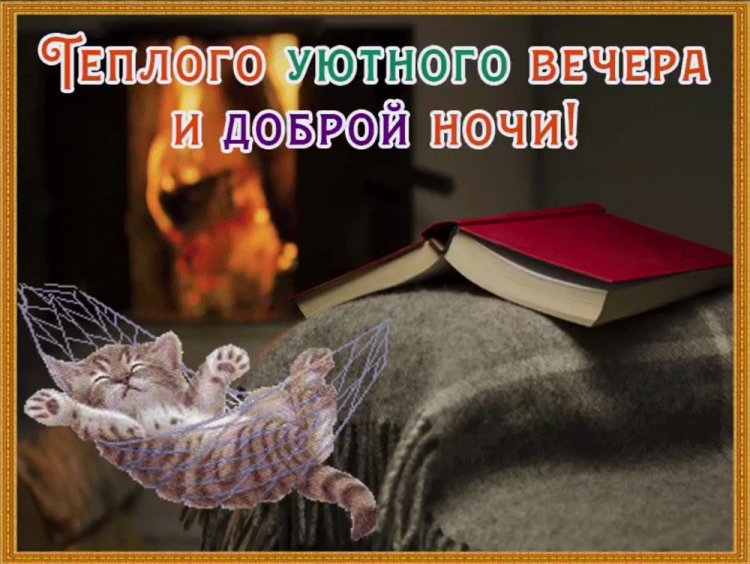 Всем доброго уютного вечера и спокойной ночи!