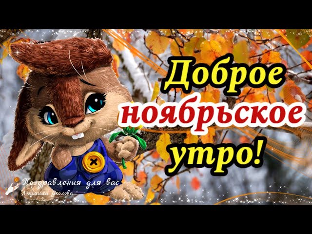 🍂🍁 ДОБРОЕ УТРО, ДРУЗЬЯ! ОТЛИЧНОГО ДНЯ 