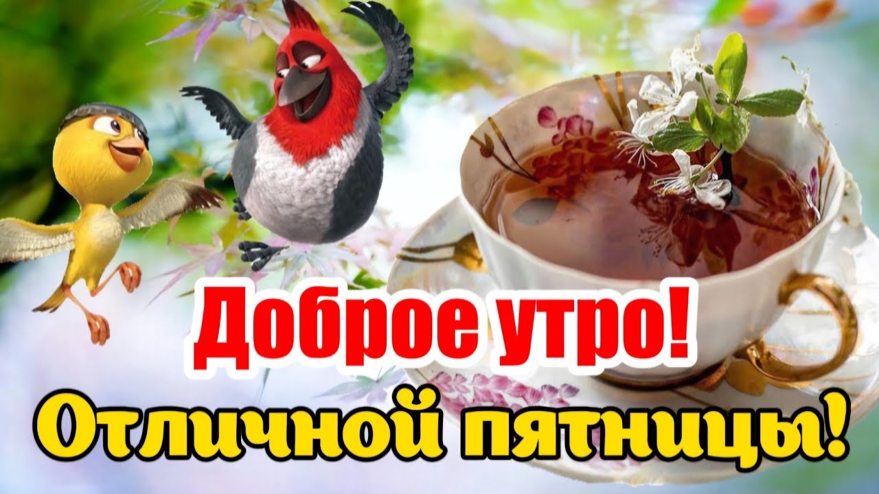 🦋С ДОБРЫМ УТРОМ! ☕ УДАЧНОЙ ПЯТНИЦЫ 