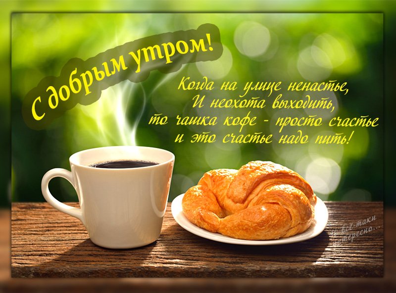 Красивые картинки Доброе утро ☀️☕