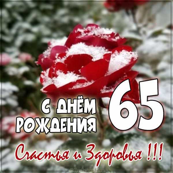 С юбилеем 65 папе