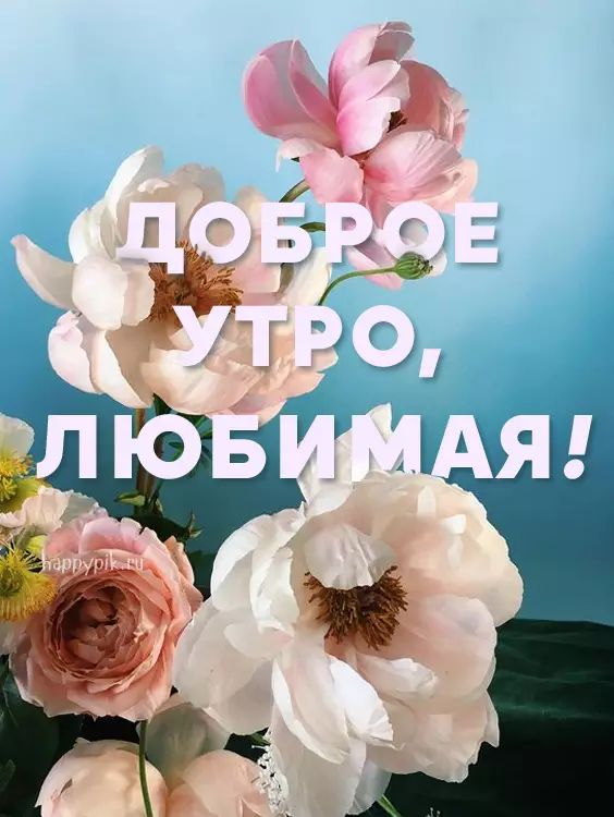 💋☕Доброе утро, любовь моя! 💕Пусть этот день будет удачным 