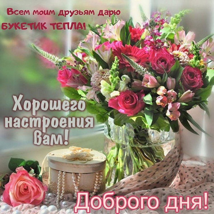 🌹Доброго Дня Отличного Настроения! Открытки Добрый День 