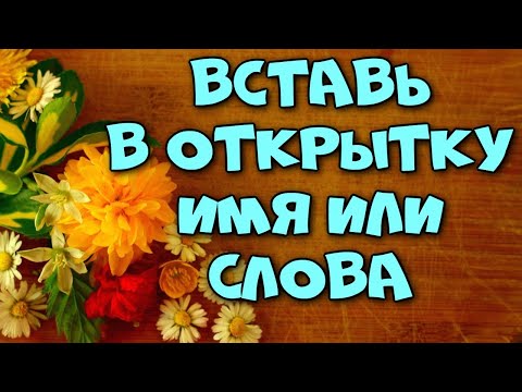 Видео поздравления, слайд шоу, видео из 