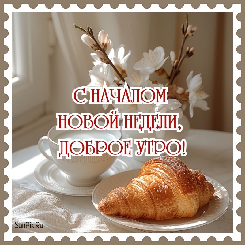 Доброе утро понедельника!☕ С началом 