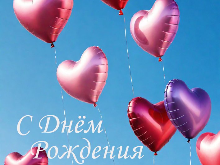 Открытки с днём рождения женщине ✨❤️ 50+ открыток для нее 