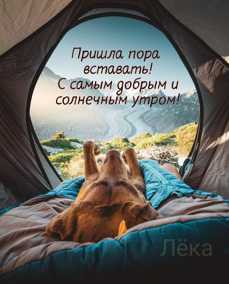 Открытка Доброе Утро! Хорошего отдых в выходные дни!