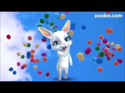 ZOOBE зайка Самое Лучшее Поздравление Юлии с Днём Рождения !