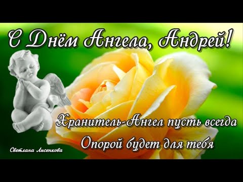 Андрей, с Днем ангела! Душевное видео поздравление!