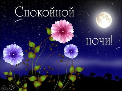 Спокойной ночи!!! Безмятежных снов!!! Дай Бог Вам Добра и 