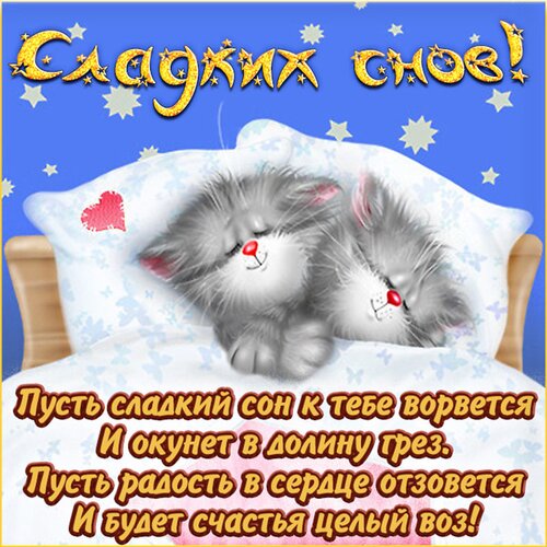 Сладких снов и спокойной ночи! 🌙 ✨Пусть 