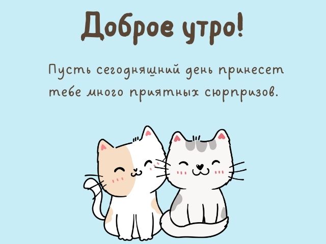 Доброе утро, подруга! Пошли кофе 