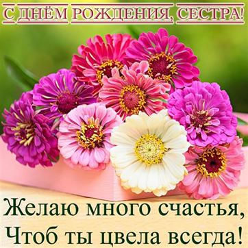 💖С Днем Рождения, Сестренка 💖 Шикарное поздравление сестре 