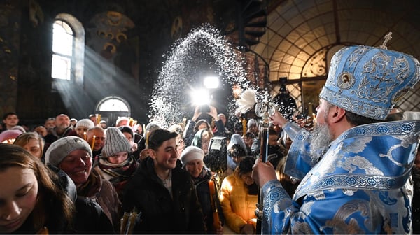 Открытка В праздник Сретения Господня 